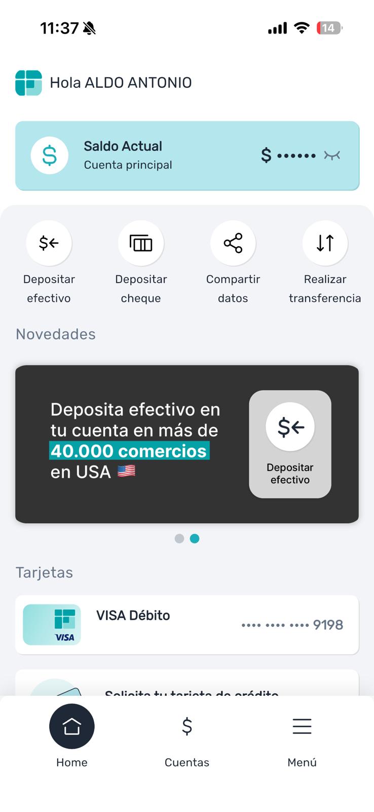 Facebank App Screenshot